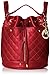 MG Collection EVA Quilted Drawstring Bucket Shoulder Bag