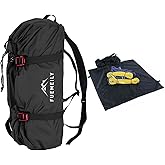 FUEMEILY Rock Climbing Rope Bag, Foldable, Adjustable Straps