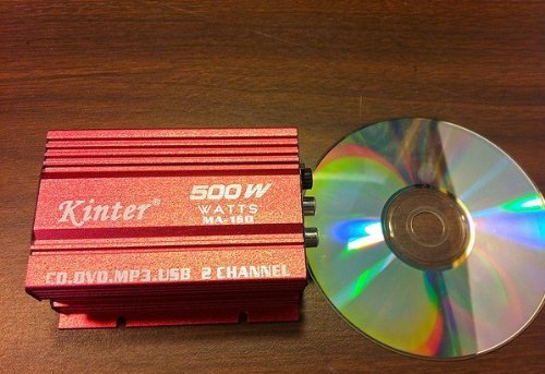 Kinter MA-150 Amplifier Digital Stereo Amplifier For Car Motorcycle and Boat (Max Power = 40 Watts)