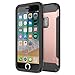 iPhone 7 Plus Case, Trianium [Duranium Series] Heavy Duty Protective Cases Shock Absorption Covers w/Built-in Screen Protector+ Holster Belt Clip Kickstand for Apple iPhone 7 Plus 2016 - Rose Gold
