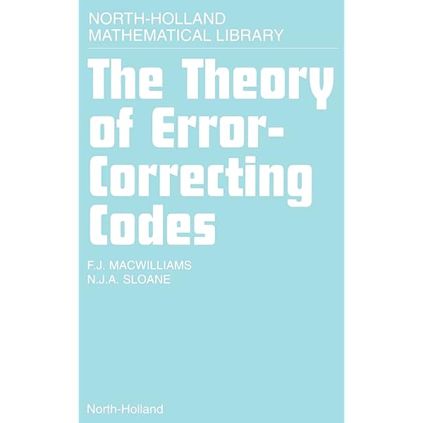 book Error-Correcting Codes, second edition (Mit Press): Peterson