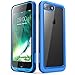 i-Blason Waterproof Case Designed for iPhone 7 Plus/iPhone 8 Plus, Full-body Rugged Case with Built-in Screen Protector (Blue)