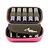Aroma Outfitters Essential Oil Carrying Case. Premium Storage Protection & Organizer for Roller Bottles. Carry Case Protects up to 10 Roller Balls and Sample Drams - Perfect for Travel (Pink)