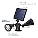 ieGeek Solar Spot Lights, Motion Sensor Outdoor Spotlights 12LED Long Distance & Wide Range Waterproof Solar Powered Security Wall Lights for Outsides Wall Yard Garden Garage Patio Porch Deck Driveway