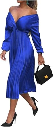 Fiere Womens Elegent Drape Up Long Sleeve Fall Winter Evening