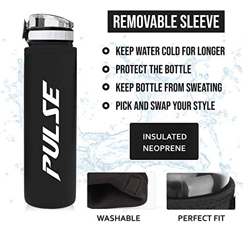 Pulse Best Sports Water Bottle (Black)