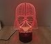 SmartEra® 3D Star Wars Darth Vader Model 7 Color Change Fantastic USB Touch Button LED Desk Table Light Lamp