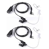 KCTIN Earpiece for Midland Walkie Talkies with Mic Security Headsets for GXT1000VP4 LXT500VP3 GXT1050VP4 GXT1000XB (2Packs)