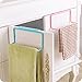 Binmer(TM) Towel Rack Hanging Holder Organizer Bathroom Kitchen Cabinet Cupboard Hanger (Blue)
