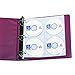 C-Line Deluxe CD Ring Binder Storage Pages, Standard, 8 Disc Capacity, Clear/White, 5/Pack