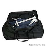 Topnaca MTB Soft Mountain Road Bikes Travel Case Transport Bag Wheel Carry Bag Bicycle Carrying Case with Fork Protector for Outdoor Airplane