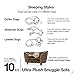 Enchanted Home Pet Ultra Plush Snuggle Bed, 26.5 by 16 by 16-Inch, Pebble Brownthumb 2