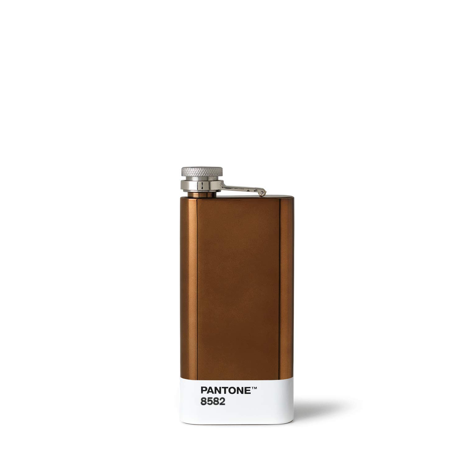Pantone 1011108582 Hip Flask Bronze Stainless Steel