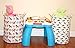 2-Pack Large Toy Storage Bins Dala Horse Fabric Cubes Kids Laundry Basket Nursery Hamper     