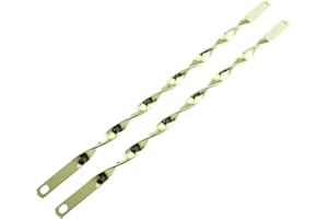 Fenix Cycles 26" Flat Twisted Spring Fork Bars Chrome, (Gold)