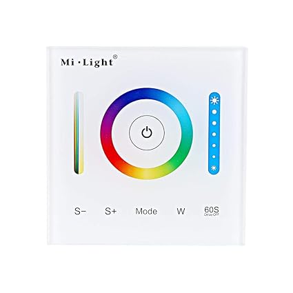 Milight Wand Touch Panel LED Controller für RGB/RGBW/RGB + CCT Farbwechsel LED Streifen Licht mit DC 12-24V