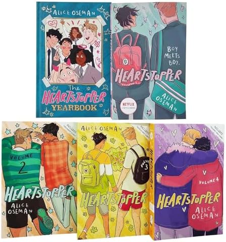Amazon.com: Heartstopper Series, Set of 5 Books, Vol. 1-5