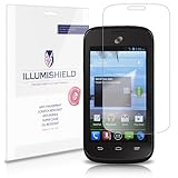 iLLumiShield - ZTE Savvy Z750C Screen Protector Japanese Ultra Clear HD Film with Anti-Bubble and Anti-Fingerprint - High Quality (Invisible) LCD Shield - Lifetime Replacement Warranty - [3-Pack] OEM / Retail Packaging