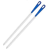 Drain Cleaning Brush 2pack,Clog Remover 23.6inch,Drain Hair Remover Tool | Pipe Brush Cleaner with Nylon Bristles, Sink Drain Cleaner for Toilet, Kitchen Sink, Bathroom Tub, Shower,Sewer Drain