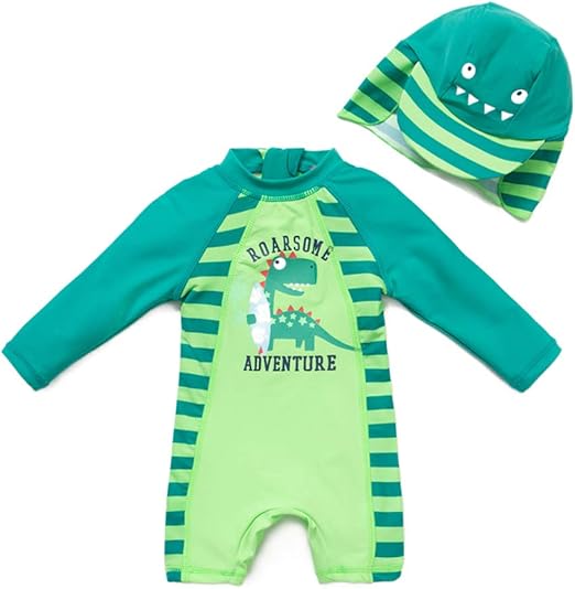 upandfast Baby Boy Swimsuit Sunsuits UPF 50+ Sun Protection Infant One