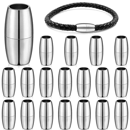 20 Pieces Barcelet Magnetic Clasps Closures Leather Necklace