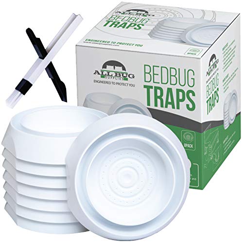 Bed Bug Trap (8 Pack) Insect Interceptors for Beds and Furniture by