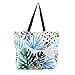 Beach Tote Bags Travel Totes Bag Shopping Zippered Tote for Women Foldable Waterproof Overnight Handbag