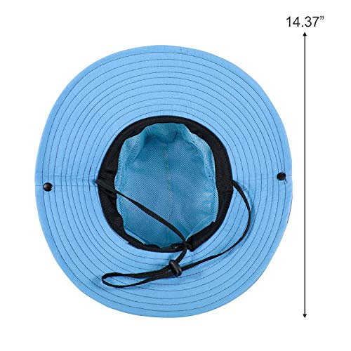 image for Norme 2 Pieces Women's Outdoor Sun Hat UV Protection Foldable Mesh Wid