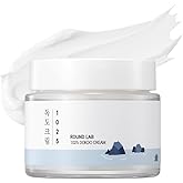 ROUND LAB 1025 Dokdo Cream 2.71 Fl Oz, 48-Hour Deep Hydrating Face Moisturizer for Acne-Prone, Redness and Sensitive Skin with Ceramide, Skin Barrier Repair Face Cream, No Fragrance, Korean Skin Care