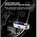 Auledio FM Transmitter, Wireless In-Car Bluetooth Receiver Radio Adapter Car Kit with USB Car Charger and Hands-Free Calling for iPhone, Samsung Smartphones and More