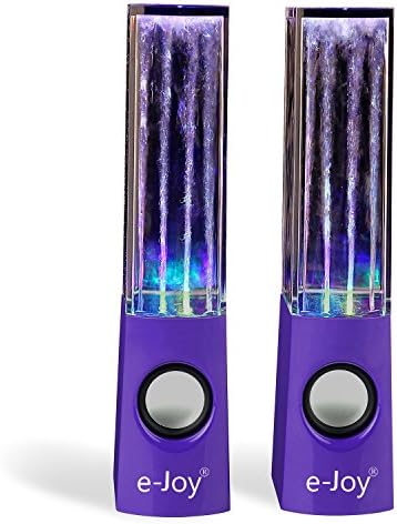 LEDMart H2OSpeakers_Purple03 Water Dancing Speakers Audio Player Computer Speaker Music Box - Purple