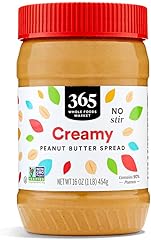 365 by Whole Foods Market, Creamy Peanut Butter Spread, No Stir, 16 Ounce