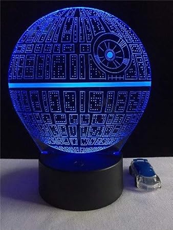 Ritter des Licht-3D führte Tischnachtlicht-Mehrfarbenkarikatur-Spielzeug F