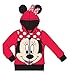 Disney Minnie Mouse Big Face Toddler Girls Fashion Sweatshirt Hoodie