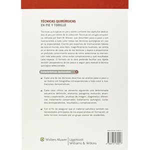 Técnicas quirúrgicas en pie y tobillo (Spanish Edition)