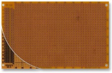 PCB Eurocard FR2 2.54mm Pad - DIN41612 Type C