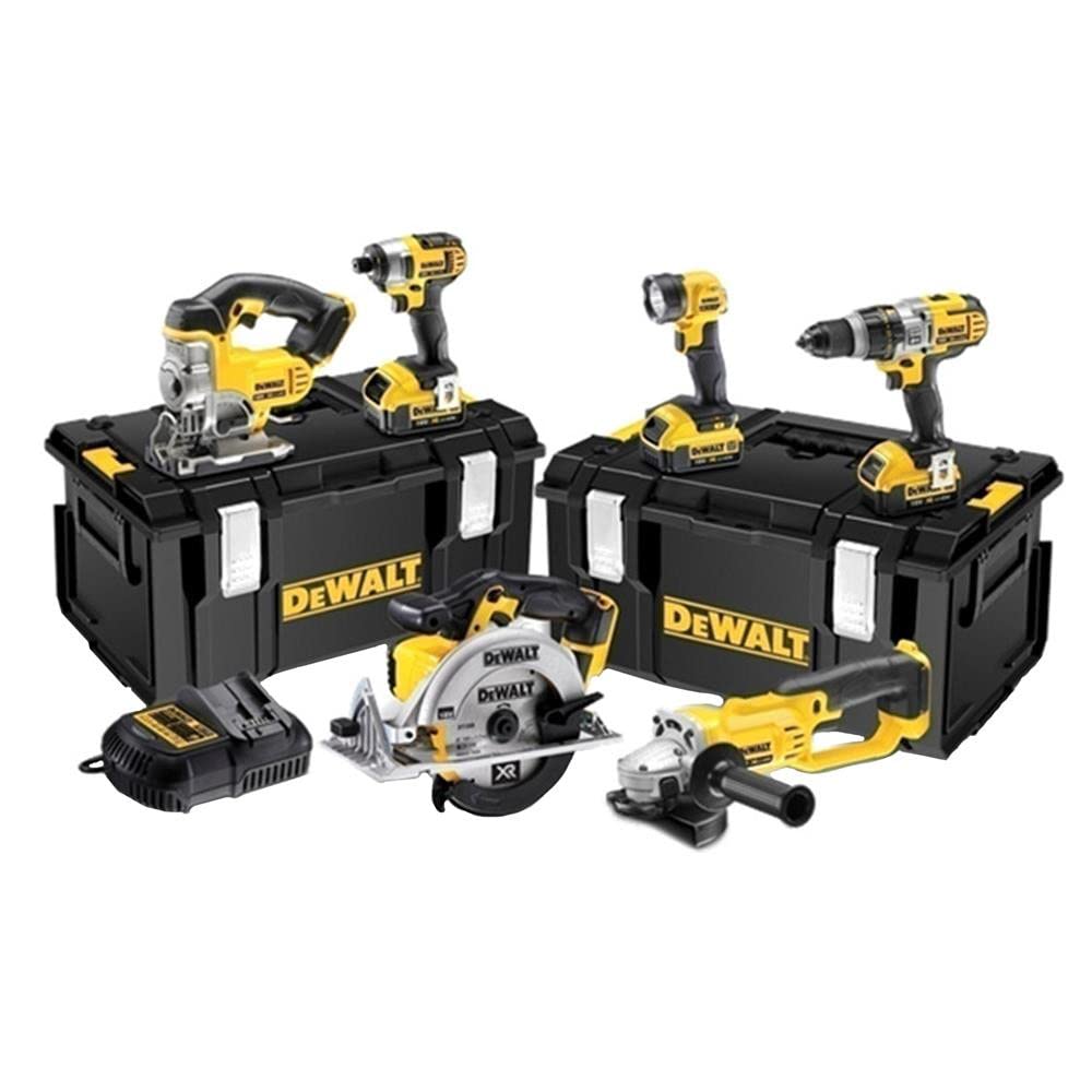 DeWalt DCK694P3 18V Brushless 6 Piece Kit, Black/Yellow