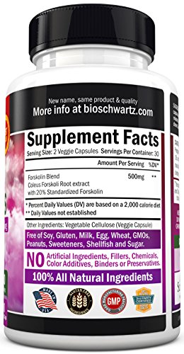 4 Forskolin+Supplement+Suppressant+Metabolism+Forskohlii