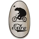 Gepinke Bike Head Badge Soft Aluminum Decals Stickers for MTB BMX Folding Bicycle DIY Cycling Accessories