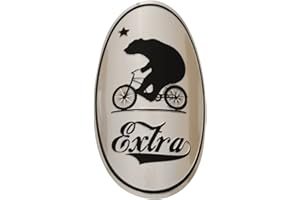 GEPINKE Bike Head Badge Soft Aluminum Decals Stickers for MTB BMX Folding Bicycle DIY Cycling Accessories