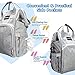 Tepoinn Diaper Bag Backpack, Multi-Function Waterproof Maternity Nappy Bags with Large Capacity, Durable and Stylish for Travel with Baby