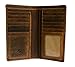 Visconti 724 Hunter Distressed Brown Leather Tall Bi-fold Wallet for Home, Business, or Travel 7