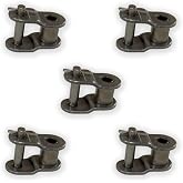 PGN #50 Roller Chain Offset Links - 5/8" Pitch - Half Link (5 Pack) | Half-Link Design for Precise Chain Length Adjustment