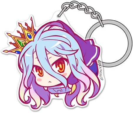 Amazon ノーゲーム ノーライフ ゼロ 白 アクリルつままれキーホルダー アニメ 萌えグッズ 通販