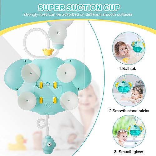 Baby Bath Shower Head,MOJINO Bath Bubble Maker Machine for Bathtub Tub