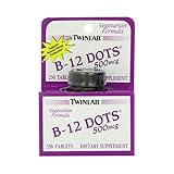 Twinlab B-12 Dots Vitamin B-12, 500mcg, 250 Tablets