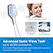 Sonic Electric Toothbrush with UV Sanitizer charging case,Rechargeable Power Electric Toothbrush 3 Brushing Modes with Memory Function, 2 Mins timer,3 Brush Heads,IPX7 Waterproof
