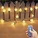 Lezuoey Fairy Lights Battery Operated 33Ft 80 Led Bulb Globe String Lights 8 Modes with Remote for Indoor Outdoor Patio Christmas Decorative Lights Warm White