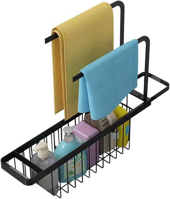 AMOOM Telescopic Sink Storage Rack Holder, Innovative