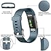 Maledan Bands Replacement Compatible with Fitbit Charge 2, 3-Pack, Large Slate Blue/Lavender/Beige